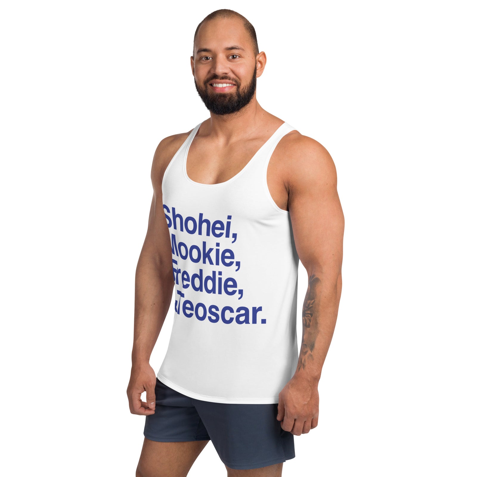 "Shohei, Mookie, Freddie, & Teoscar" Unisex Printed Tank Top