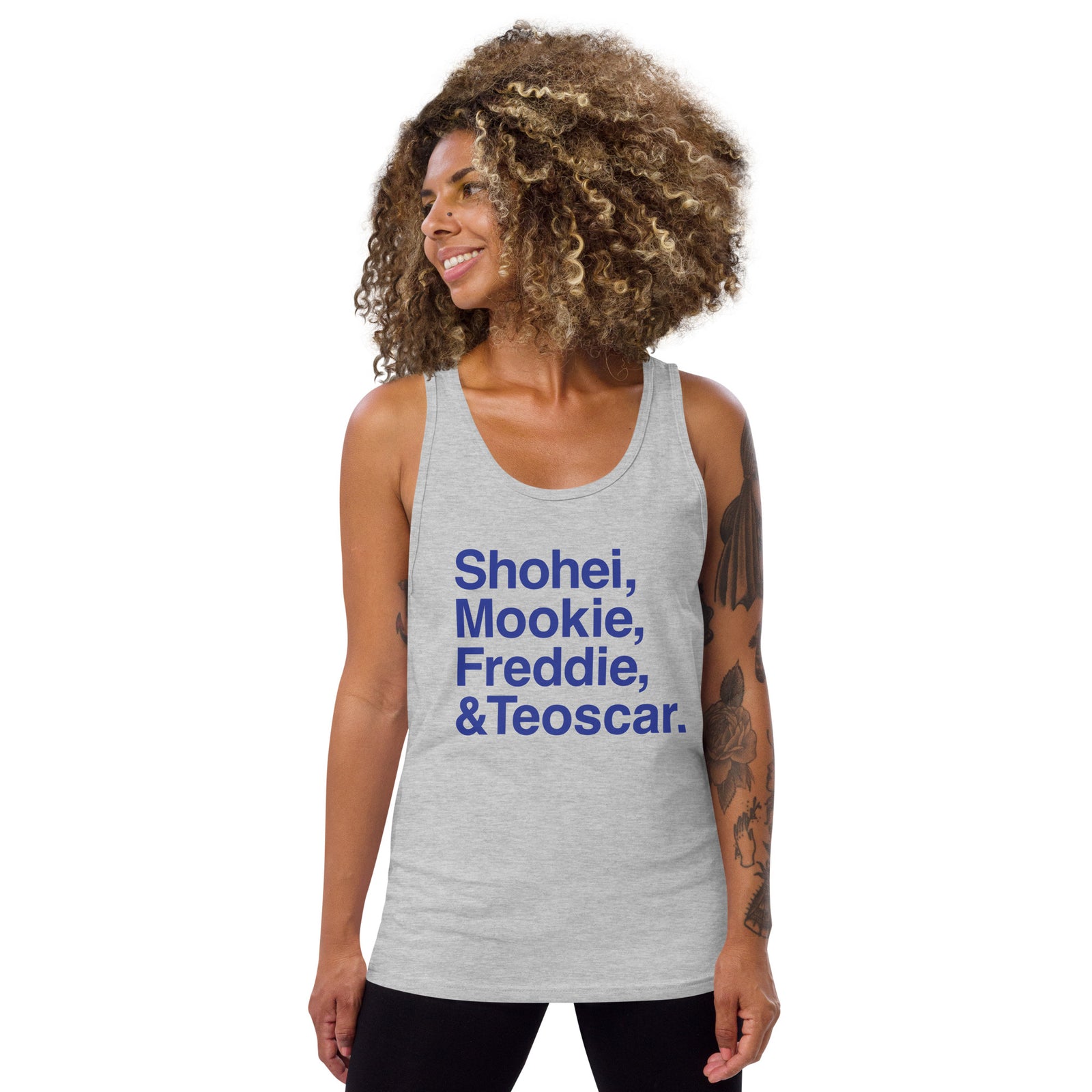 "Shohei, Mookie, Freddie, & Teoscar" Printed Tank Top