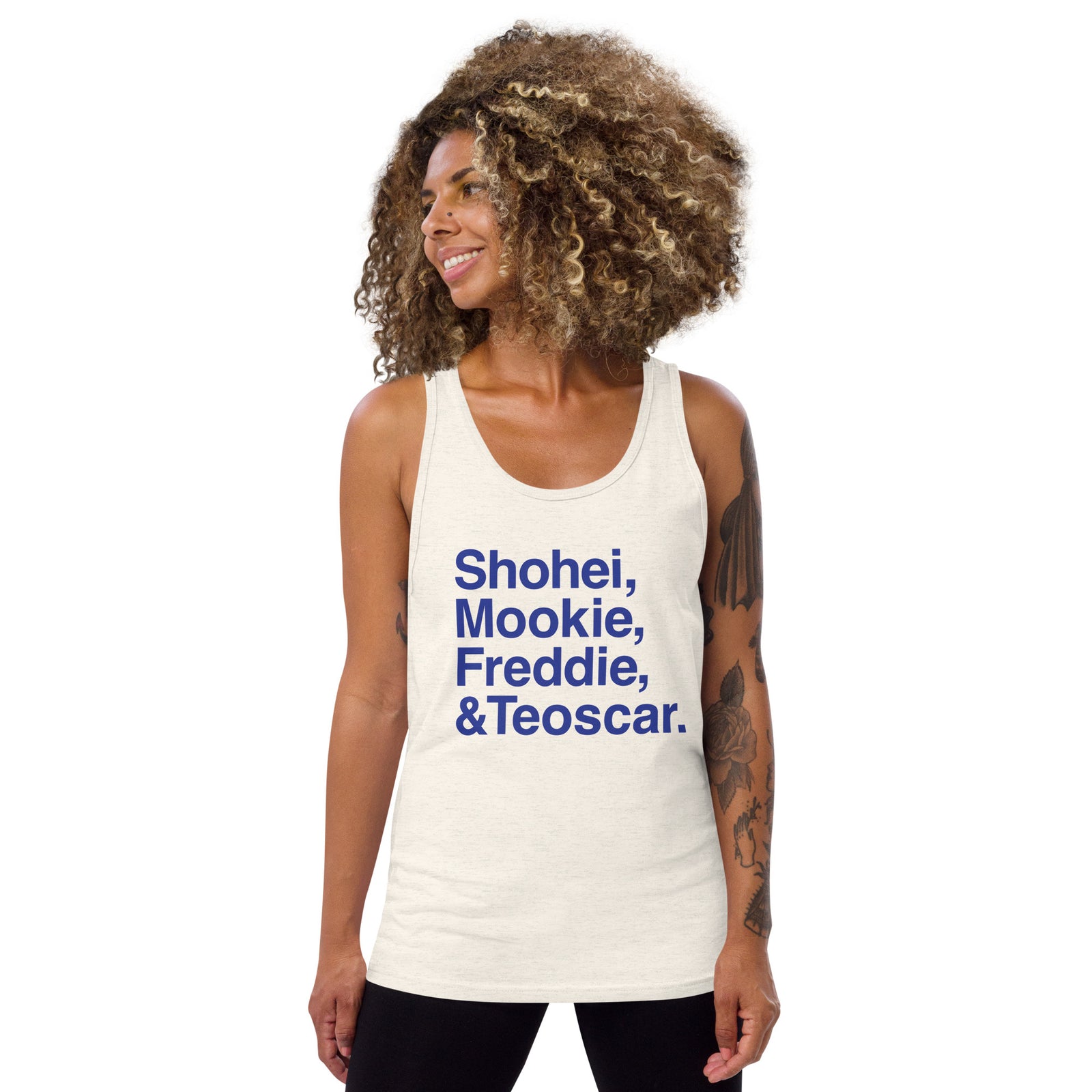 "Shohei, Mookie, Freddie, & Teoscar" Printed Tank Top