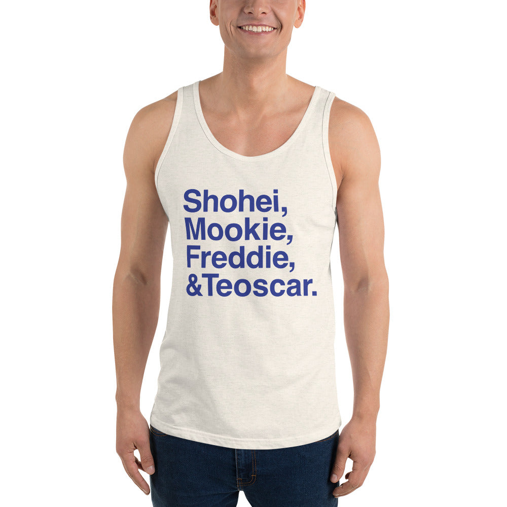 "Shohei, Mookie, Freddie, & Teoscar" Men's Printed Tank Top